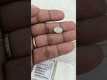 Load and play video in Gallery viewer, 5.85/CT White Moon Stone with Govt. Lab Certificate