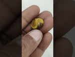 Load and play video in Gallery viewer, 14.65/CT Tiger Eye with Govt. Lab Certificate-TGR00096