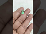 Load and play video in Gallery viewer, 3.26/CT Natural Panna Stone with Govt. Lab Certificate-16489S207704