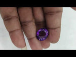 Load and play video in Gallery viewer, 14.60/CT Natural Amethyst Gemstone with Govt. Lab Certificate