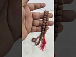 Load and play video in Gallery viewer, FIVE MUKHI RUDRAKSHA MALA - KG03