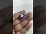 Load and play video in Gallery viewer, 10.10/CT Natural Amethyst Gemstone with Govt. Lab Certificate-AMET515156