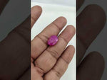 Load and play video in Gallery viewer, 11.21/CT Natural Ruby Stone with Govt. Lab Certificate-16140S206360