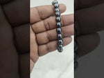 Load and play video in Gallery viewer, GUNMETAL/HEMATITE BRACELET
