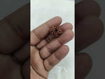 Load and play video in Gallery viewer, 2.820 Gram Natural Three Mukhi Rudraksha with Govt. Lab Certificate-KG615112