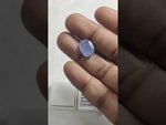 Load and play video in Gallery viewer, 7.65/CT Natural Blue Sapphire with Govt Lab Certificate (8991)