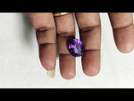 Load and play video in Gallery viewer, 15.05/CT Natural Amethyst Gemstone with Govt. Lab Certificate