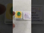 Load and play video in Gallery viewer, 4.77/CT Natural Panna Stone with Govt. Lab Certificate-11925D48120