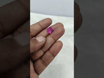 Load and play video in Gallery viewer, 3.98/CT Natural Ruby Stone with Govt. Lab Certificate-15909S205581