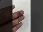Load and play video in Gallery viewer, 1.81/CT Natural Ruby Stone with Govt. Lab Certificate-15808S204896