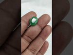 Load and play video in Gallery viewer, 6.5/CT Natural Panna Stone with Govt. Lab Certificate-12313D49939