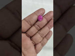 Load and play video in Gallery viewer, 3.76/CT Natural Ruby Stone with Govt. Lab Certificate-16489S207698
