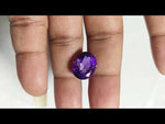 Load and play video in Gallery viewer, 11.00/CT Natural Amethyst Gemstone with Govt. Lab Certificate