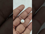 Load and play video in Gallery viewer, 6.09/CT Natural South Sea Pearl With Lab Certificate-16140S206345