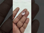 Load and play video in Gallery viewer, 8.10/CT Healing Rose Quartz Stone with Govt. Lab Certificate-RQTZ5049