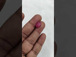 Load and play video in Gallery viewer, 7.33/CT Natural Ruby Stone with Govt. Lab Certificate-16016S205951