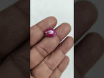 Load and play video in Gallery viewer, 5.84/CT Natural Ruby Stone with Govt. Lab Certificate-16140S206349