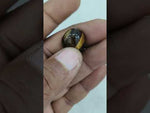 Load and play video in Gallery viewer, 15.8/CT Tiger Eye with Govt. Lab Certificate-TGR00062