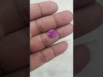 Load and play video in Gallery viewer, 4.07/CT Natural Ruby Stone with Govt. Lab Certificate-16658S208745