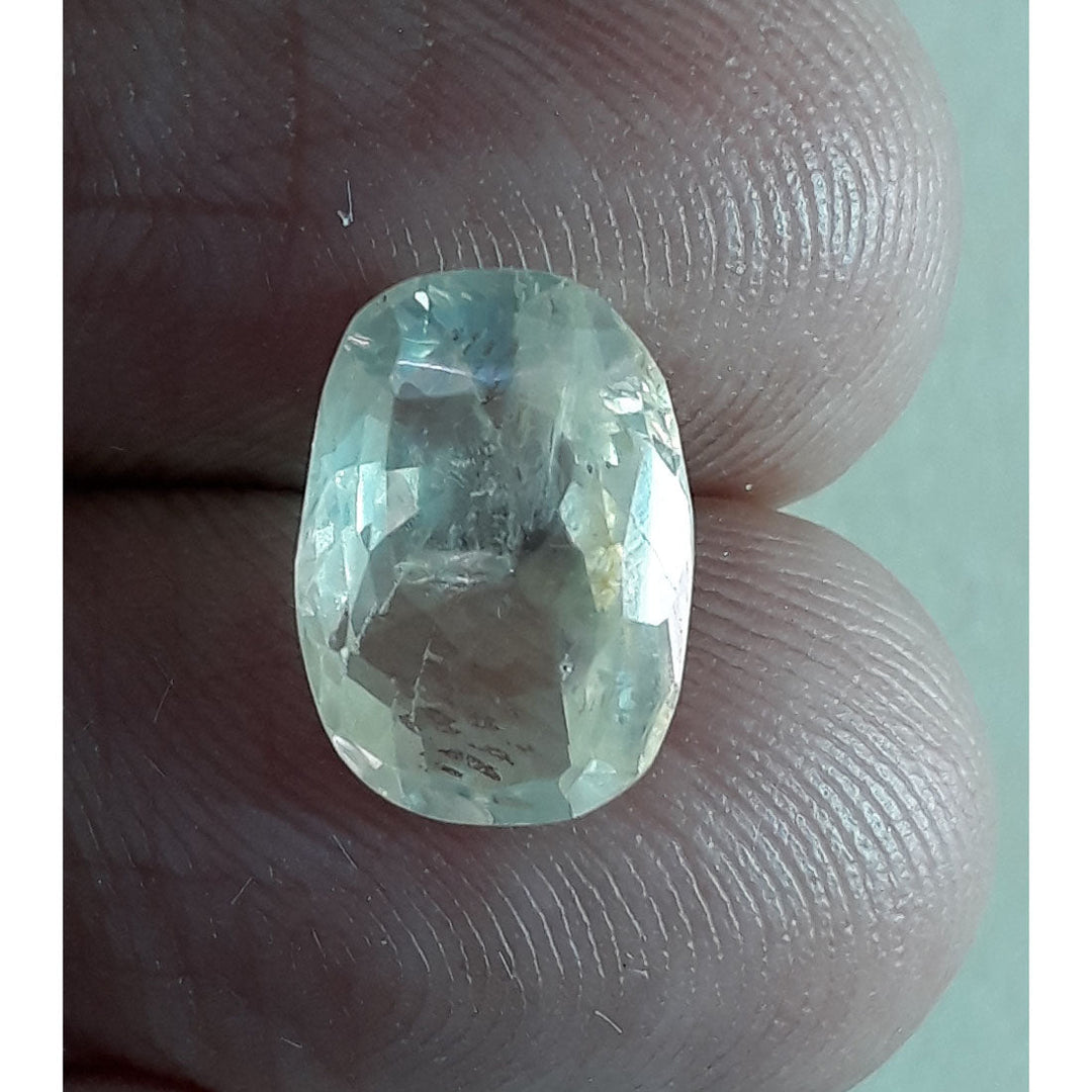 3.92/CT Natural yellow sapphire with Govt Lab Certificate-YELSA9U