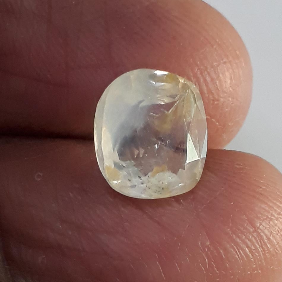 4.36/CT Natural Yellow Sapphire With Govt Lab Certificate-12210