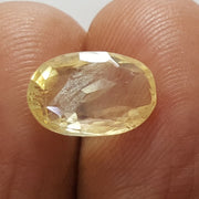 3.77/CT Natural Yellow Sapphire With Govt Lab Certificate-YELSA9V