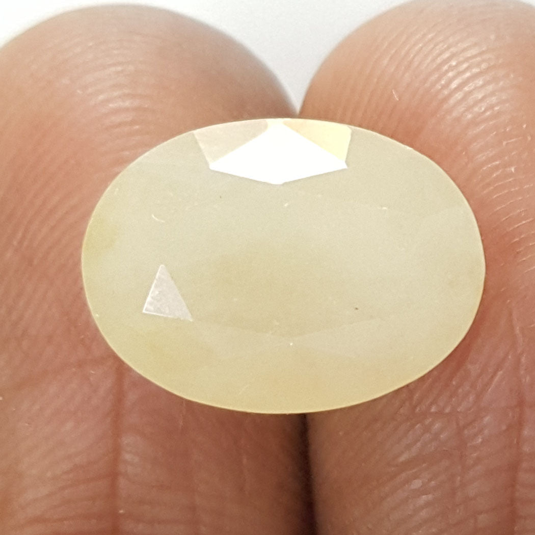 10.21/CT Natural Yellow Sapphire with Govt Lab Certificate-(1221)