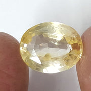 6.77/CT Natural Yellow Sapphire With Govt Lab Certificate-56610