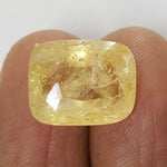 Load image into Gallery viewer, 10.60/CT Natural Yellow Sapphire with Govt Lab Certificate-16650
