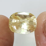 Load image into Gallery viewer, 6.49/CT Natural Yellow Sapphire with Govt Lab Certificate-56610
