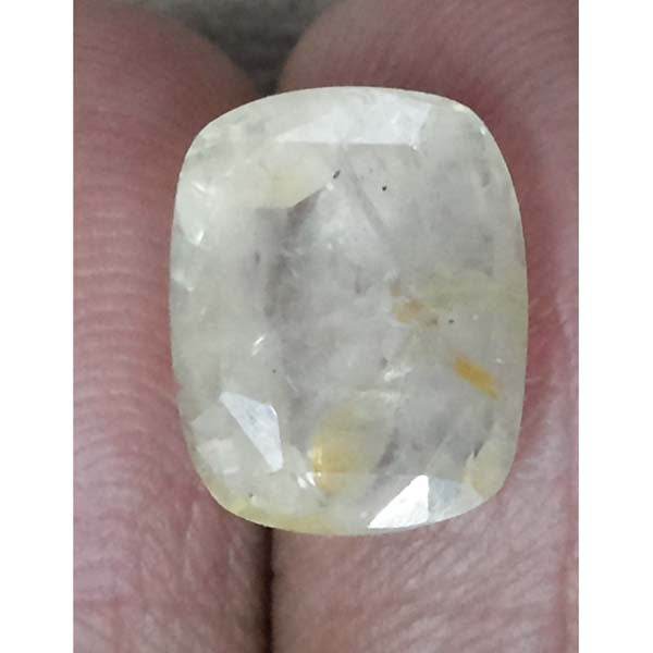 7.04 Ratti Natural yellow sapphire with Govt Lab Certificate-(6100)