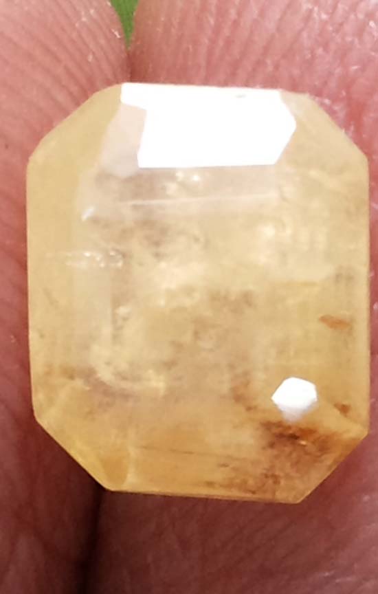 2.77 Ratti Natural yellow sapphire with Govt Lab Certificate-(4551)