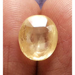Load image into Gallery viewer, 4.11/CT Natural Yellow Sapphire with Govt Lab Certificate-56610
