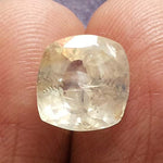 Load image into Gallery viewer, 4.84/CT Natural Yellow Sapphire with Govt Lab Certificate-YELSA9U
