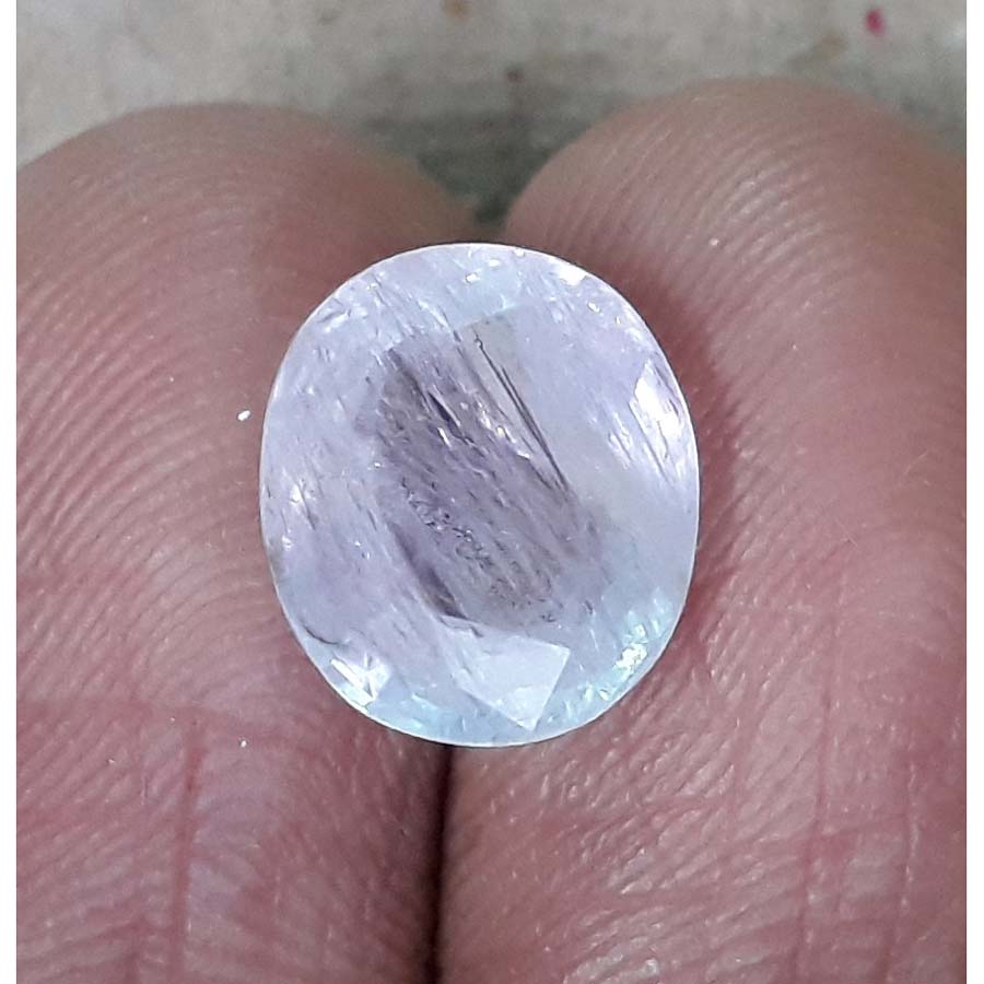 5.07 Ratti Natural white sapphire with Govt Lab Certificate-(6771)