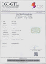 Load image into Gallery viewer, 10.53/CT Natural Pitambari Sapphire with Govt Lab Certificate-69847