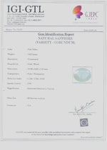 Load image into Gallery viewer, 4.82/CT Natural Pitambari Sapphire with Govt Lab Certificate-72137