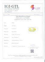 Load image into Gallery viewer, 3.61 Ratti Natural yellow sapphire with Govt Lab Certificate
