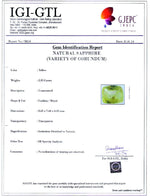 Load image into Gallery viewer, 2.85/CT Natural Yellow Sapphire with Govt Lab Certificate-23310
