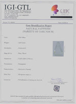 Load image into Gallery viewer, 4.00/CT Natural Pitambari Sapphire with Govt Lab Certificate-82442