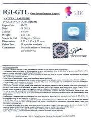 2.01/CT Natural Yellow Sapphire with Govt Lab Certificate-3441