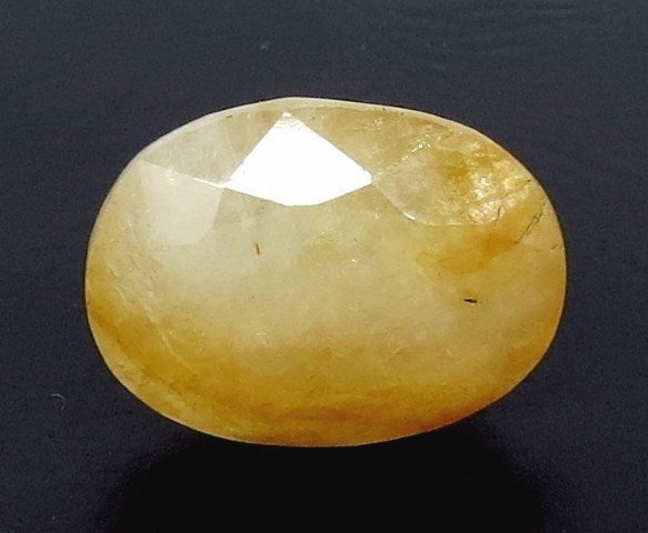 8.55/CT Natural Ceylonese Pukhraj with Govt Lab Certificate-(4551)