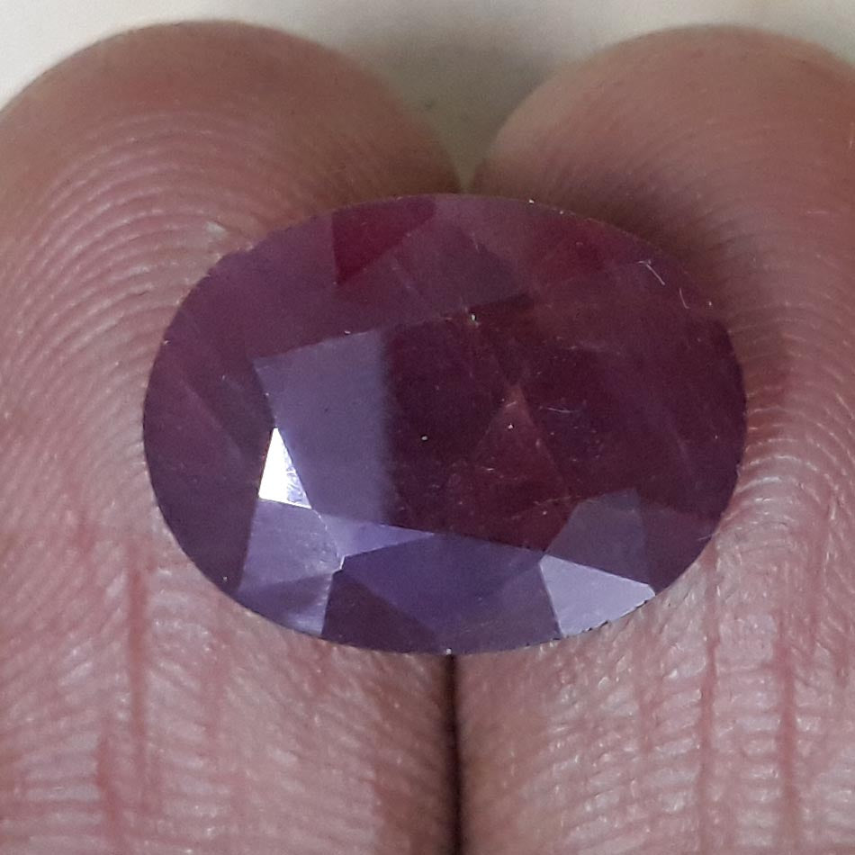 8.64 Ratti Natural ruby with Govt. Lab Certificate-(1221)
