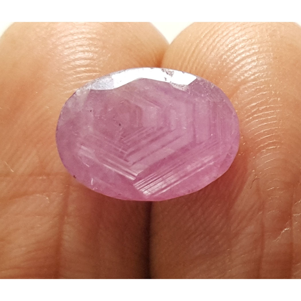 7.02 Ratti Natural New Burma Ruby with Govt Lab Certificate-(3441)