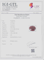 Load image into Gallery viewer, 11.44/CT Natural Ruby With Govt. Lab Certificate-74409