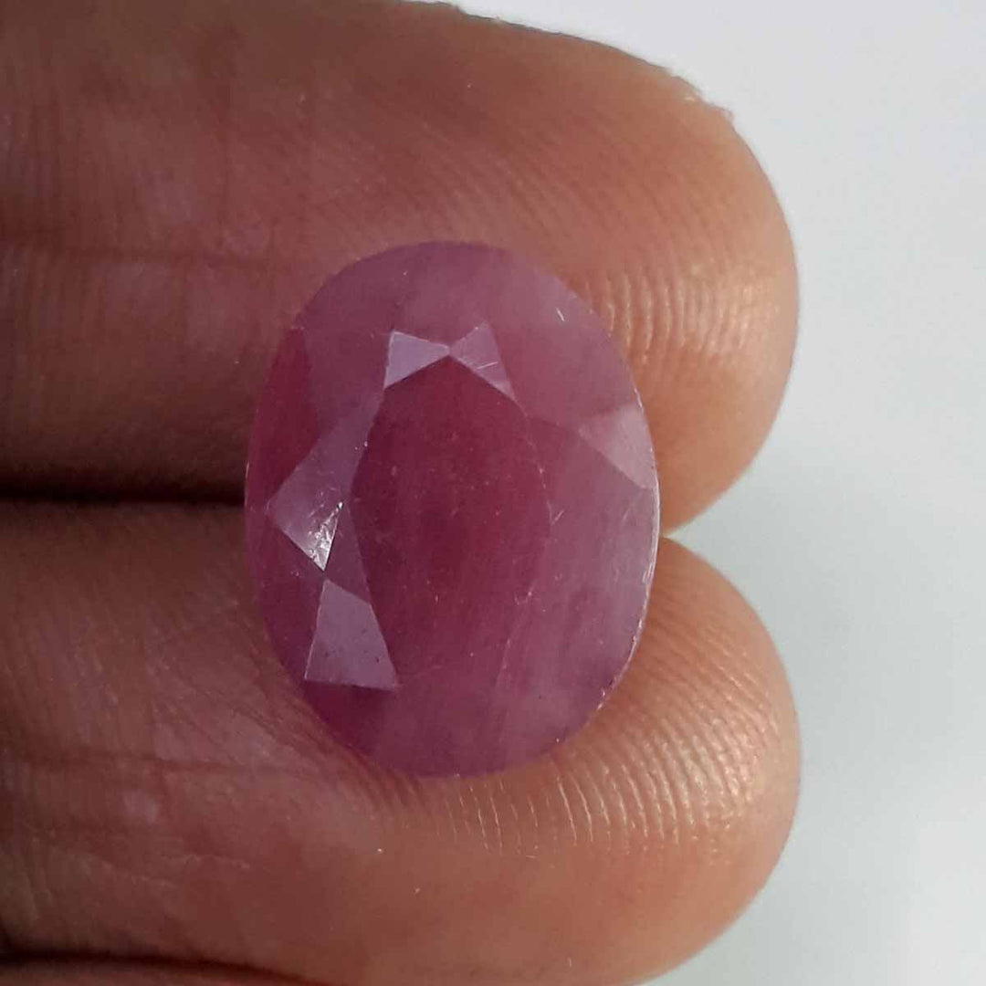9.87 Ratti Natural New Burma Ruby with Govt Lab Certificate-(3441)