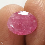 Load image into Gallery viewer, 3.76/CT Natural Mozambique Ruby with Govt. Lab Certificate-RUBY9V
