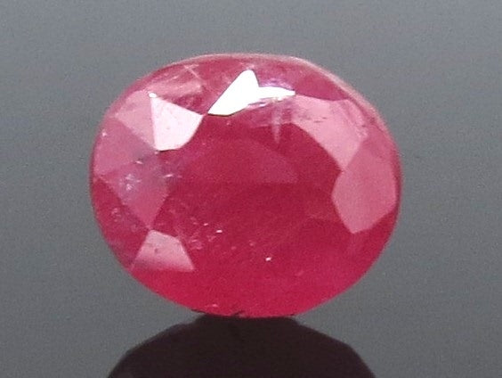 3.85/CT Natural Ruby with Govt Lab Certificate-(RUBY9U)