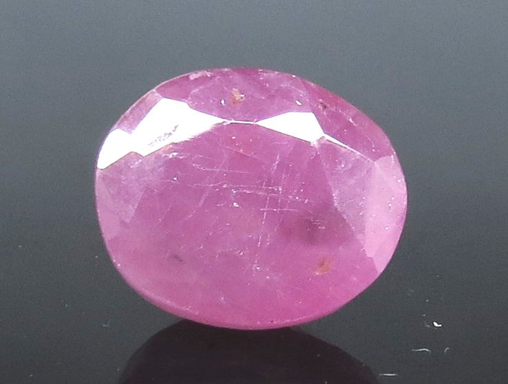 6.54 Ratti Natural New Burma Ruby with Govt. Lab Certificate-(3441)