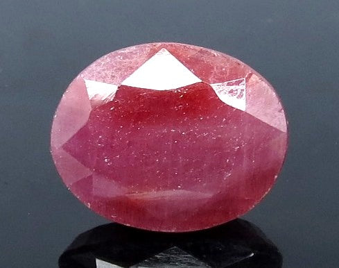 6.75/CT Natural Indian Ruby with Govt. Lab Certificate-1221